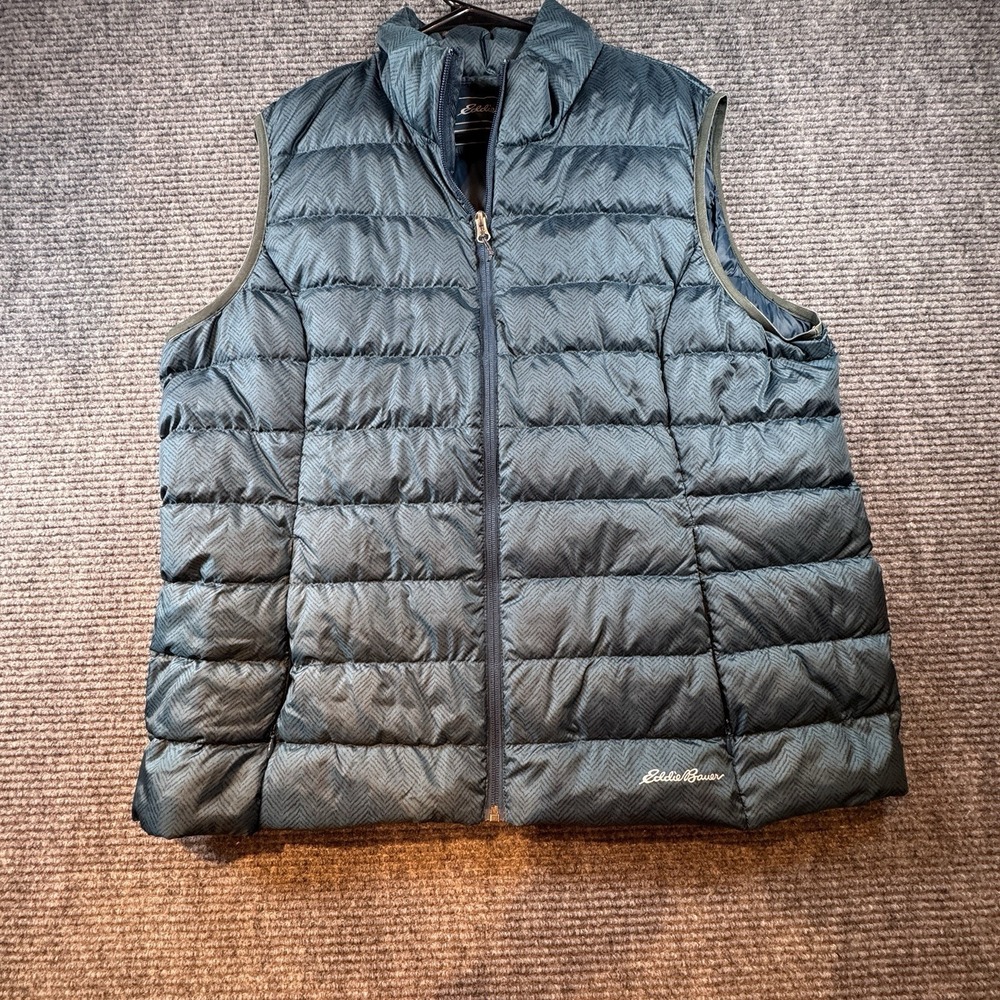 Eddie Bauer EB 650 Down Puffer Vest Women's 2XL Pertex Quantum